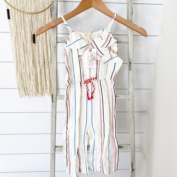 NWT Jessica Simpson Toddler Stripe Jumpsuit 24M - Picture 2 of 4